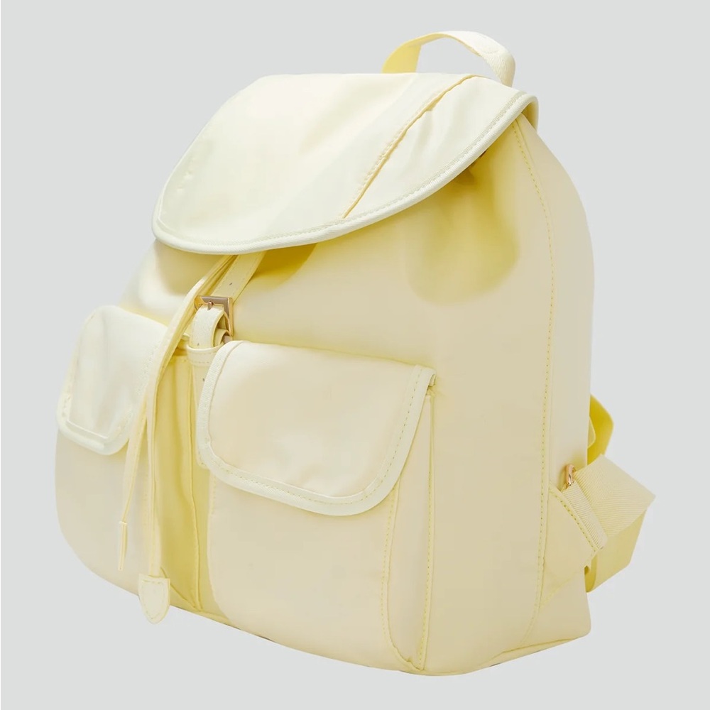 Year of Ours YOS x FFF Backpack – Baby Yellow – NWT